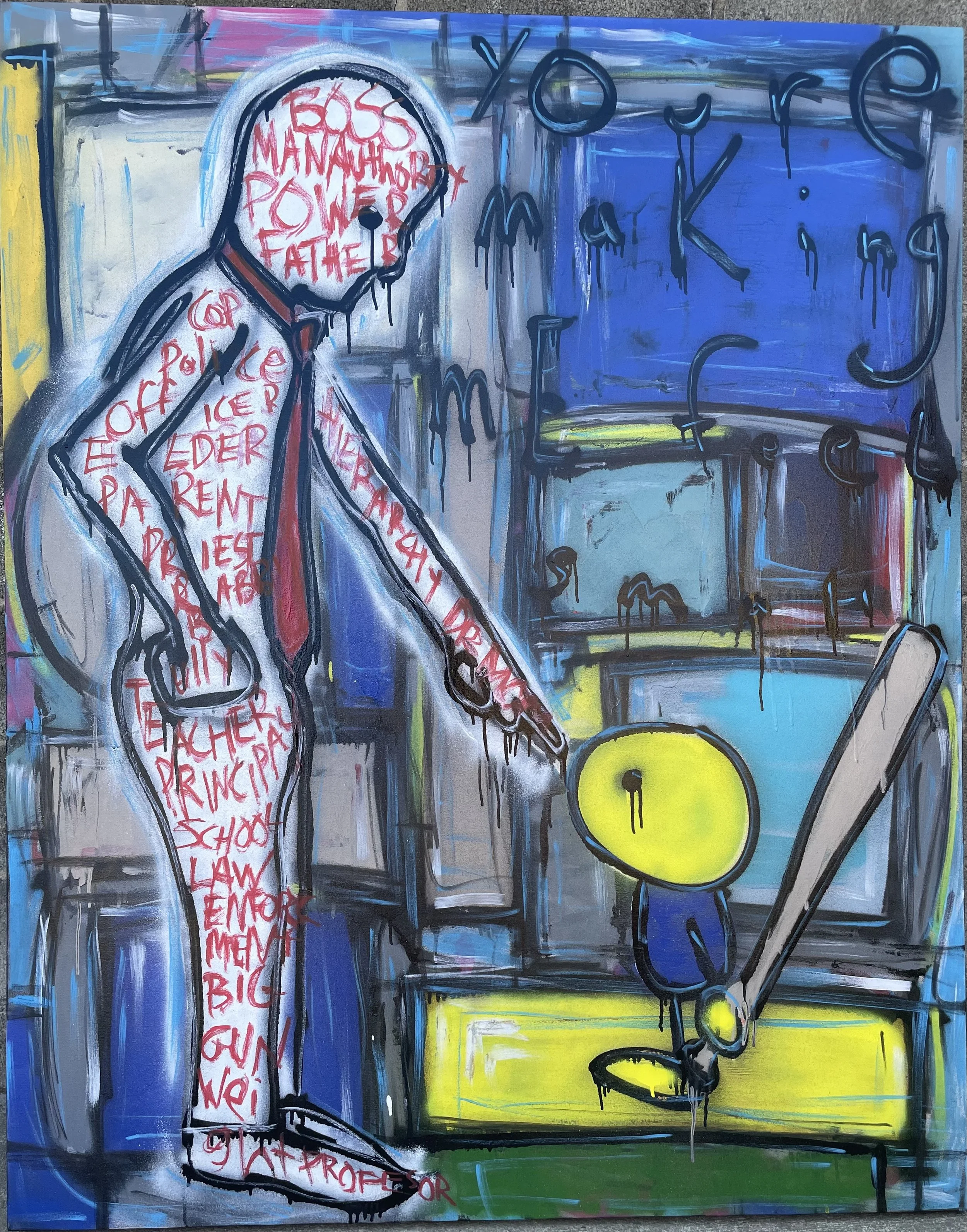 COLLECTED
authority
60” x 48” painting on canvas
