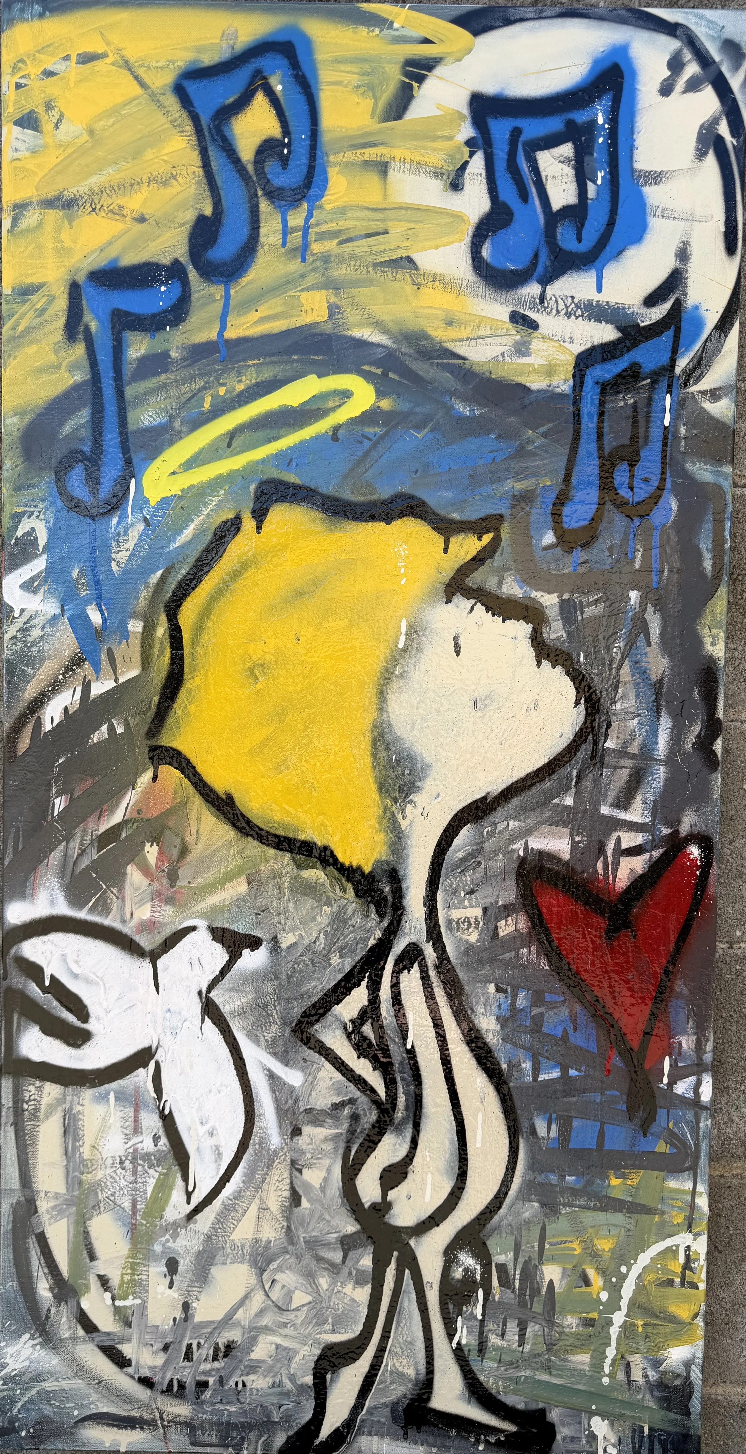 AVAILABLE
as i sing
24 x 48 paint on canvas