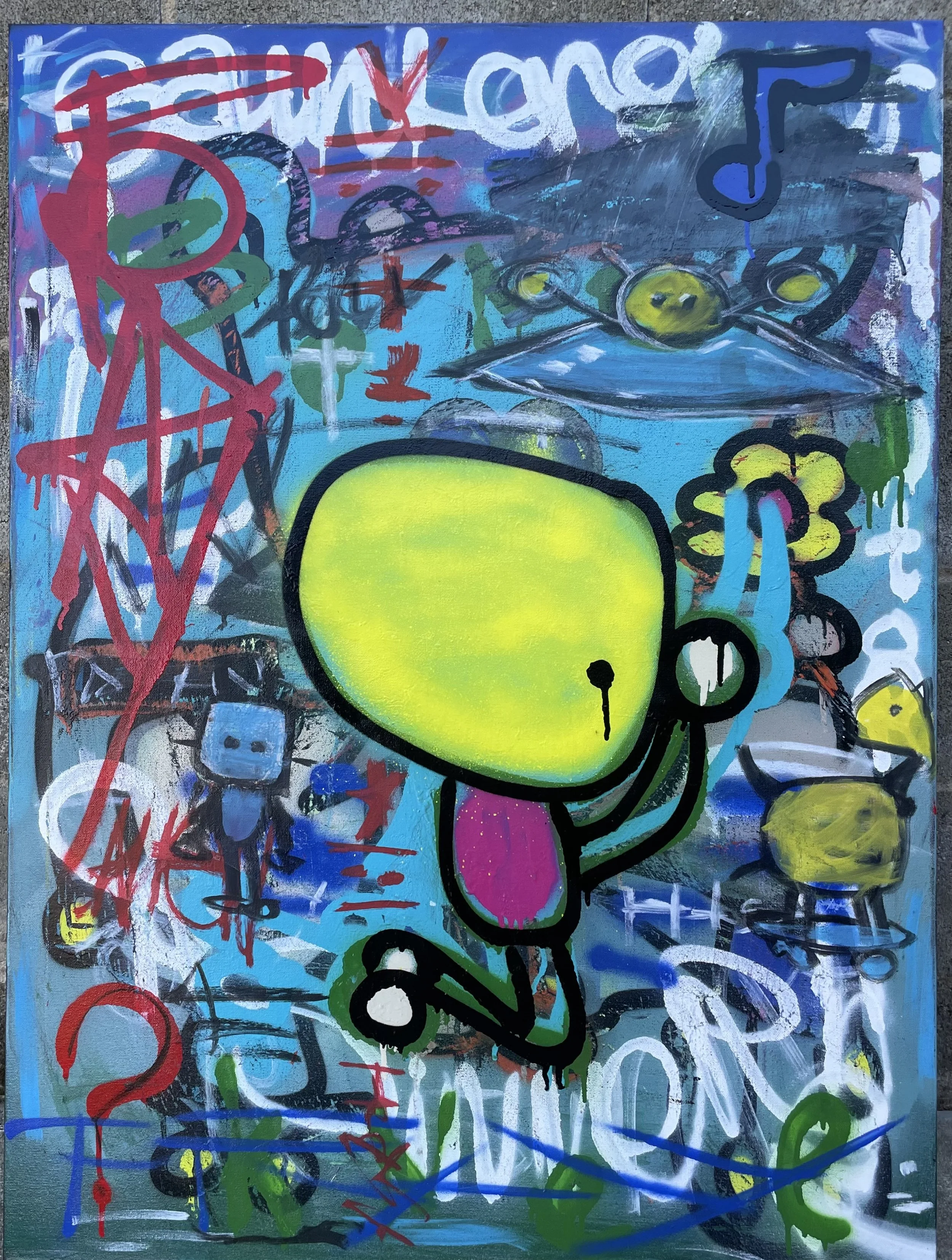 COLLECTED
bended knee
30" x 40" paint on canvas