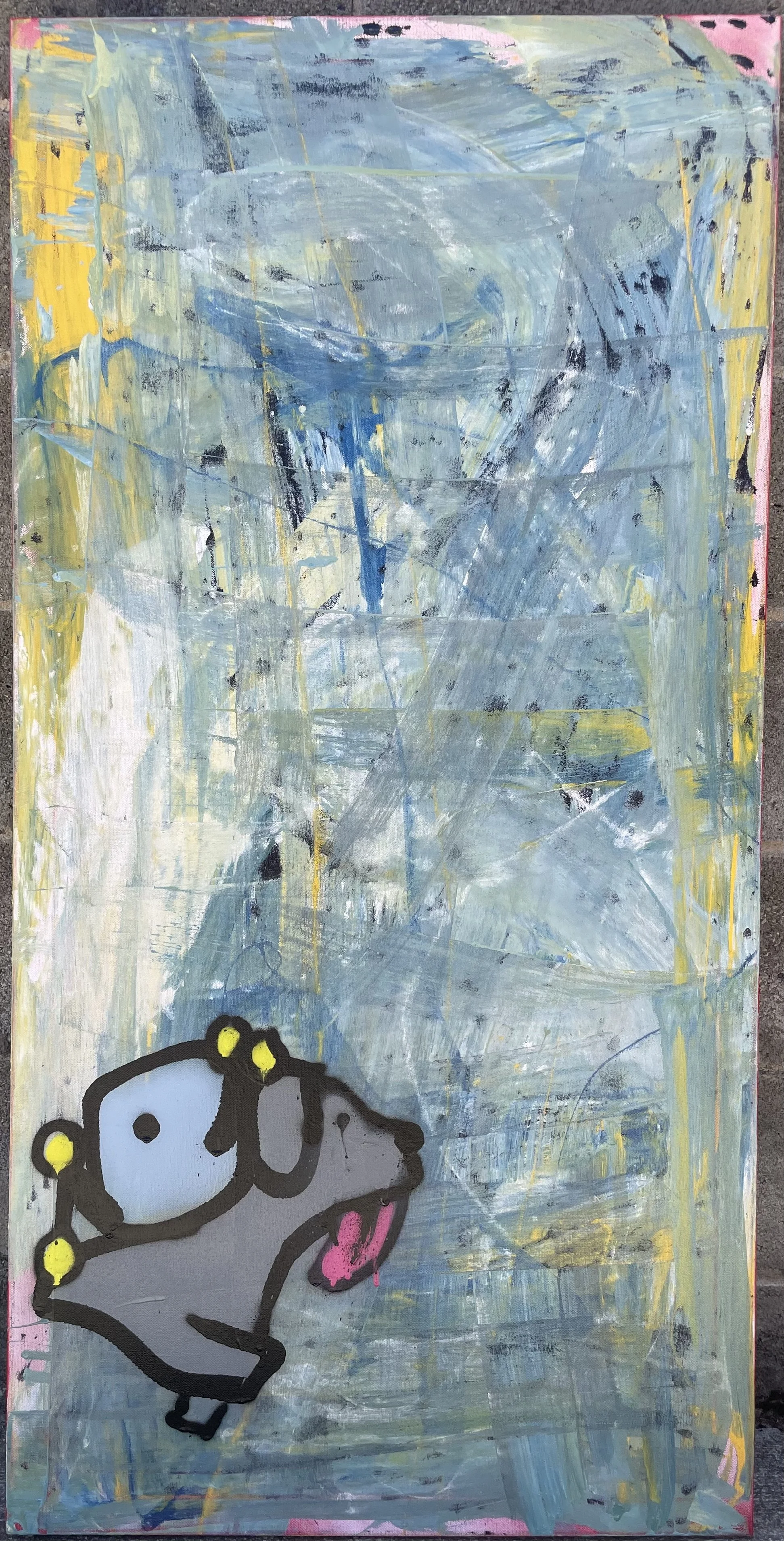 COLLECTED
someday i'll gladly repay you
24" x 48" paint on canvas