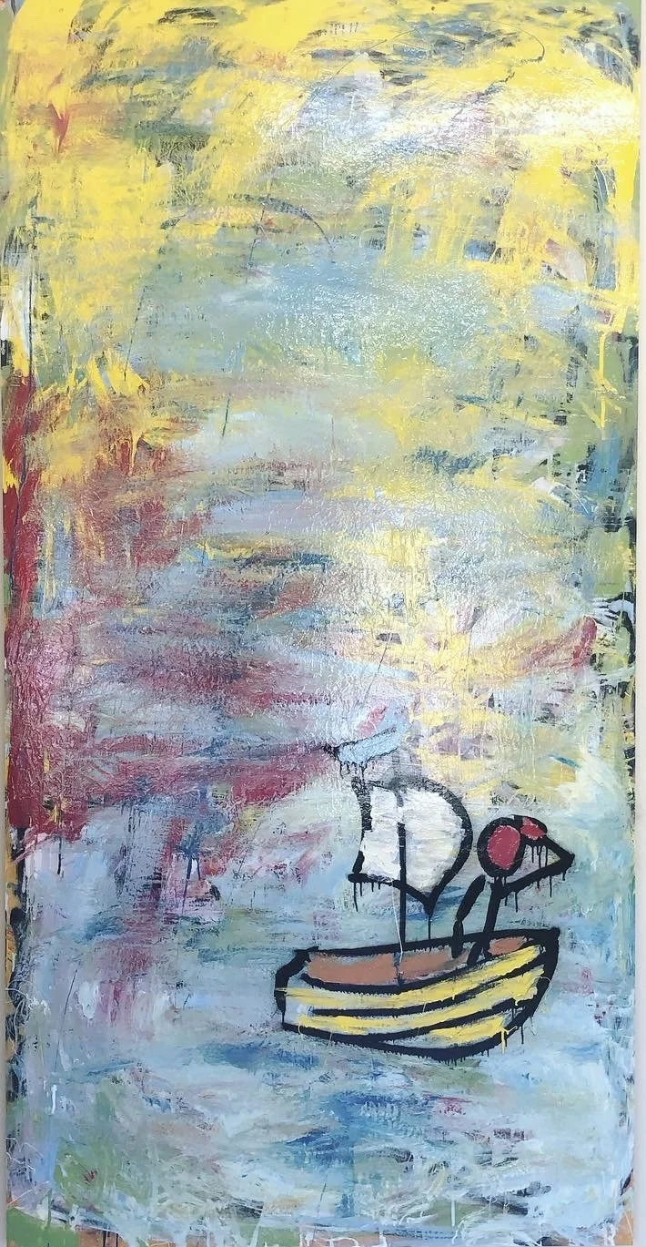 COLLECTED
searching
48" x 96" painting on wood panel