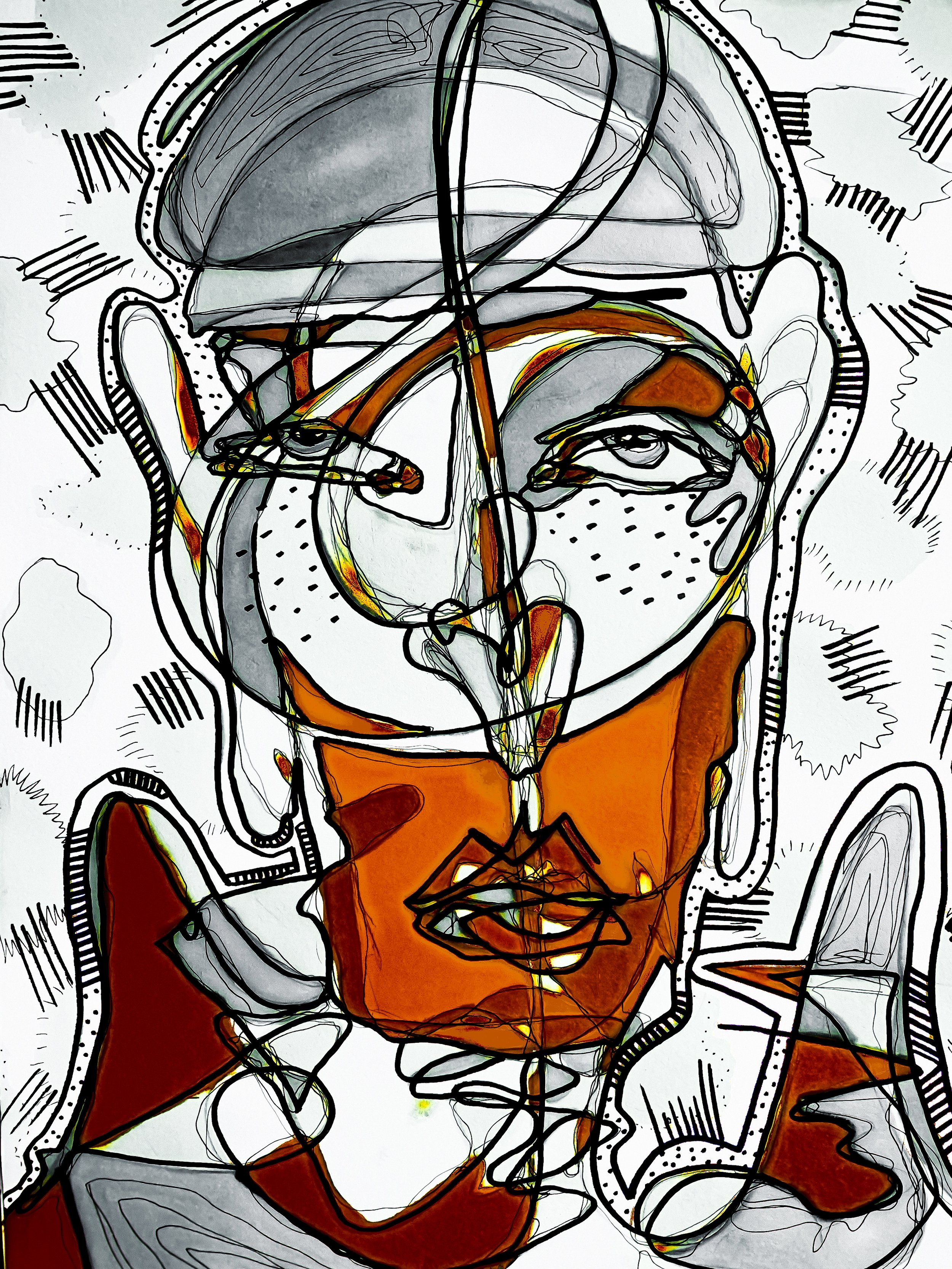 Expressive Portraits. Lineart