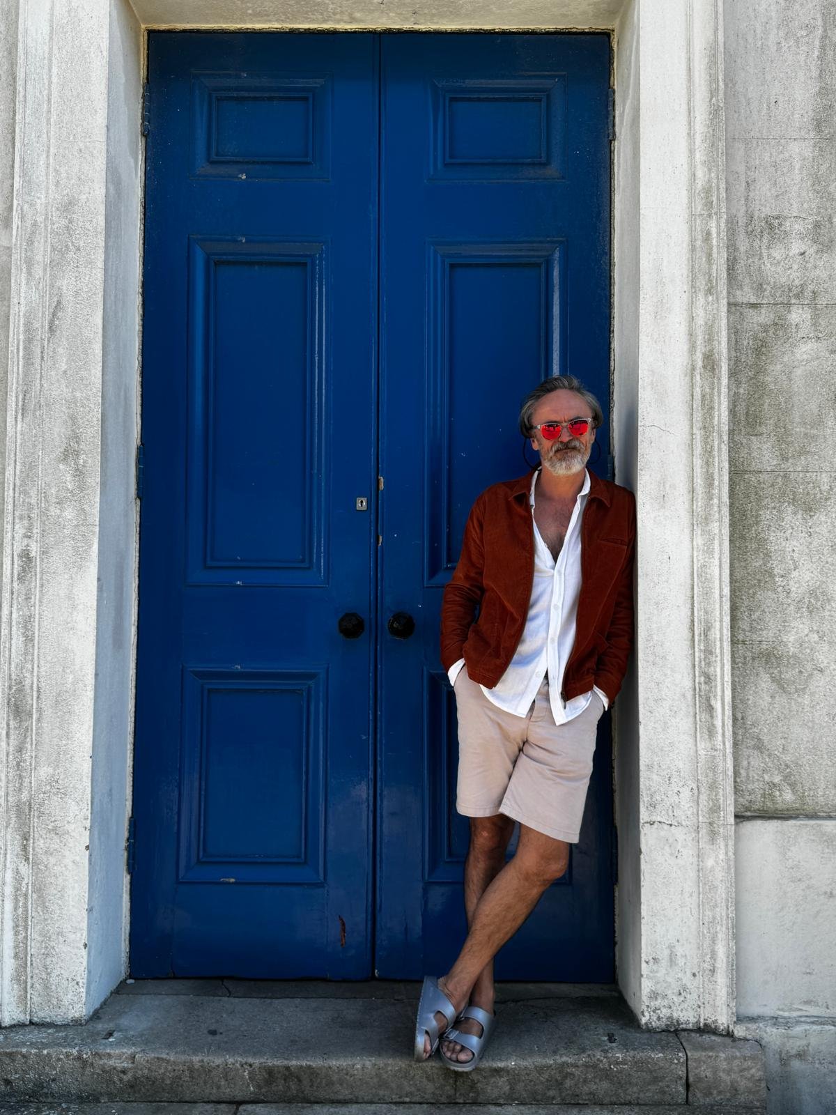 Steve Rawlings, founder of Story of Business, in casual pose