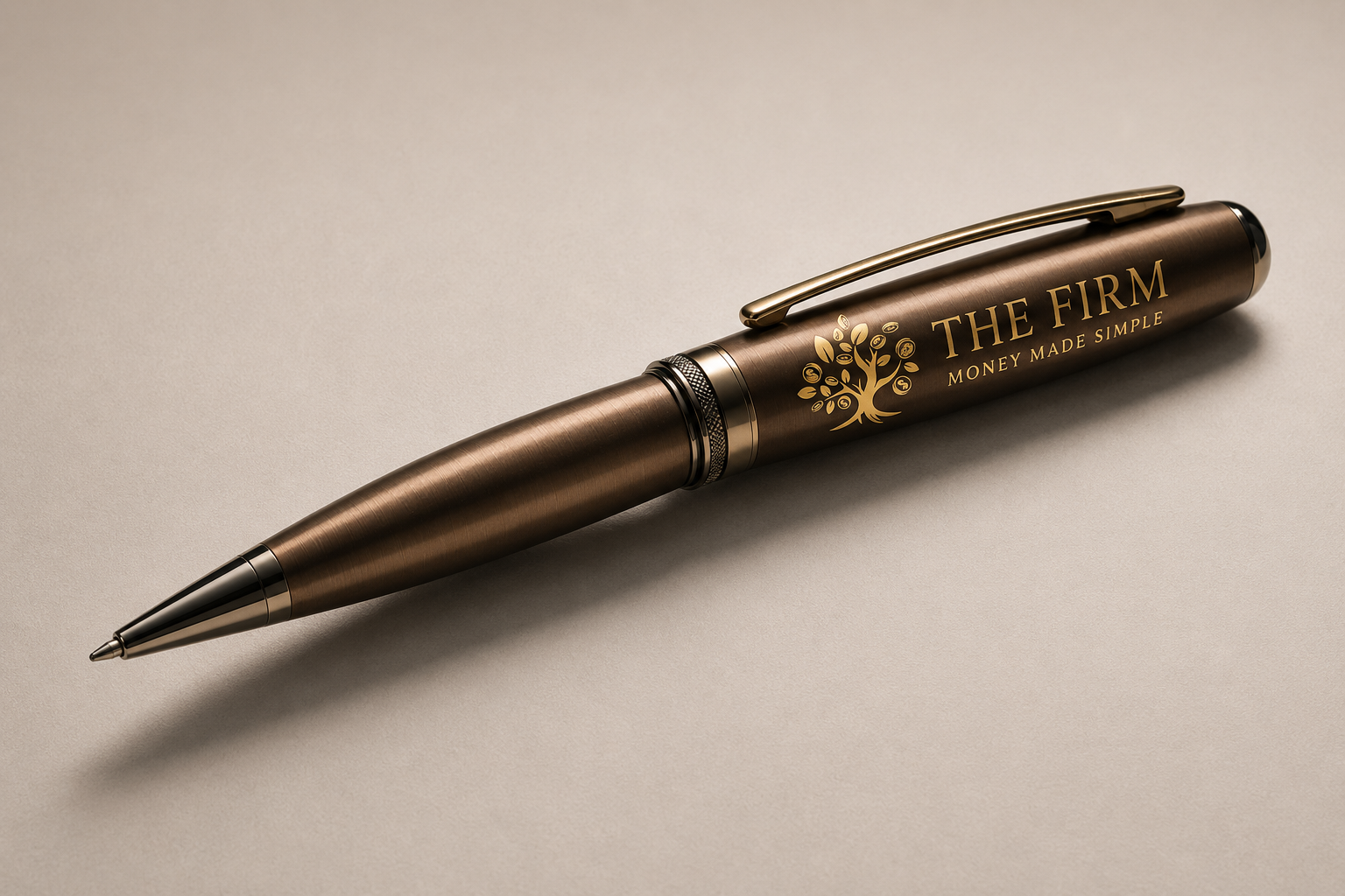 A pen used for budgeting, financial coaching,  and helping individual, families and small business reach their goals. T