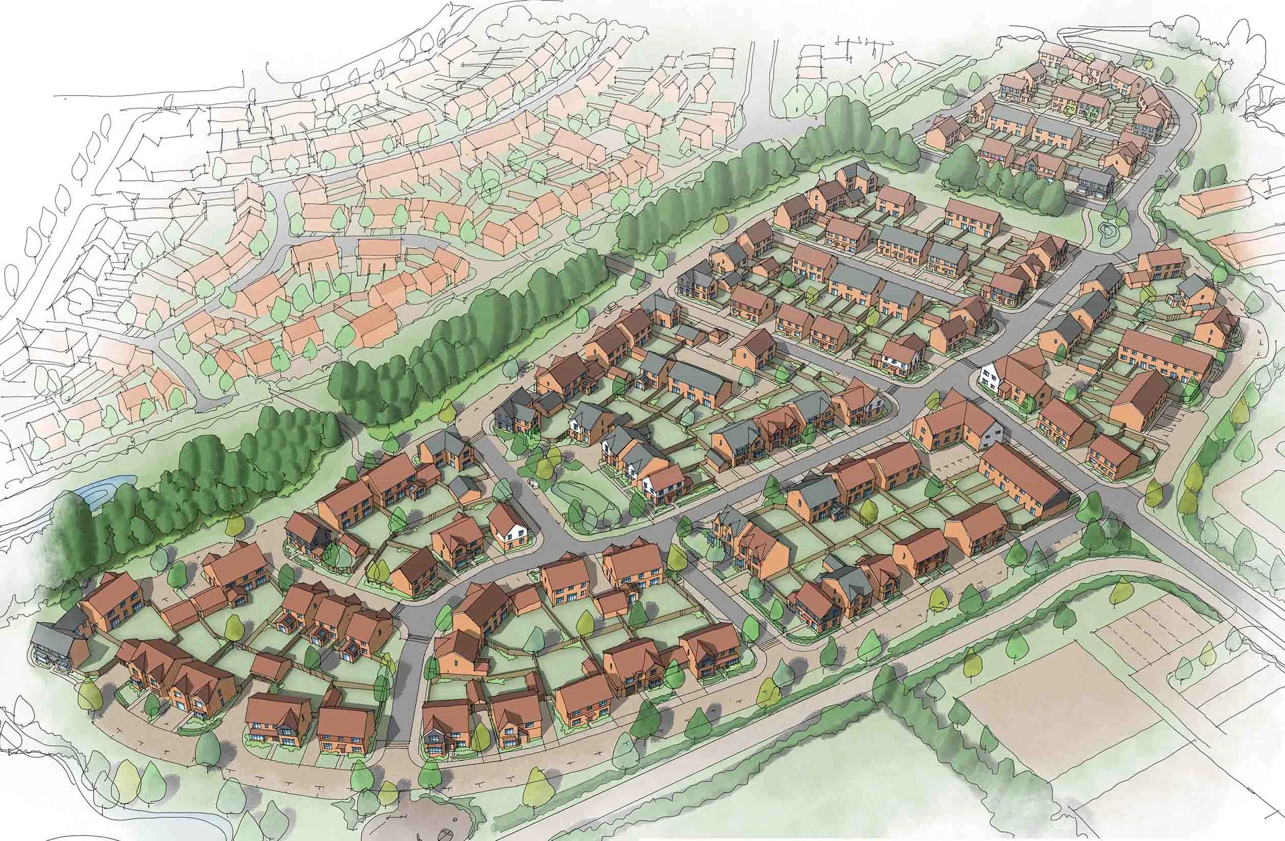 Hogwood Farm, Finchamstead - Cala