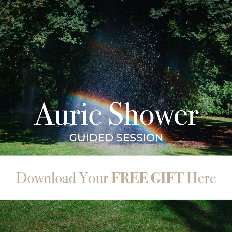 Free Guided Auric Shower Session by Emanuela Hauth, a gentle practice for relaxation, body awareness, and personal growth.