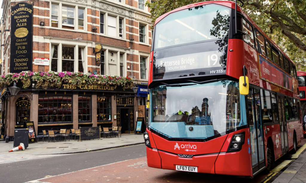 Arriva sets time lines for electrification of all its 14 London bus depots