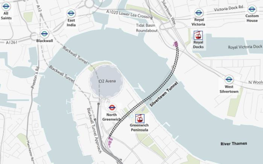 Buses takes priority at east London’s soon to open Silvertown Tunnel 