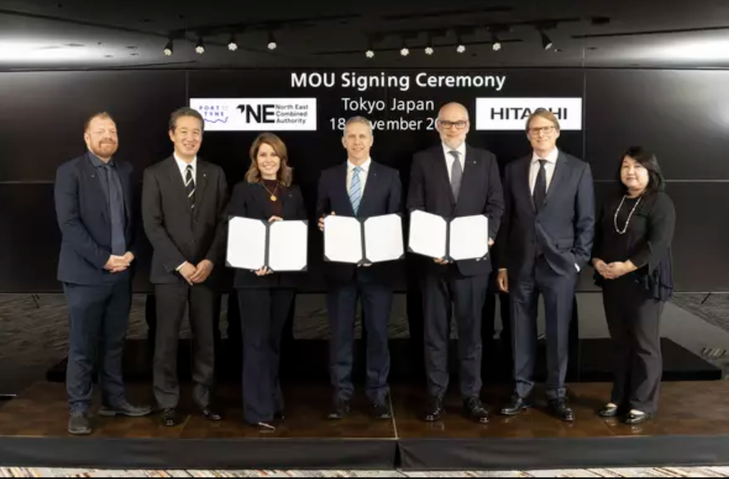 NECA, Port of Tyne and Hitachi agree MoU for sustainable transport and clean energy