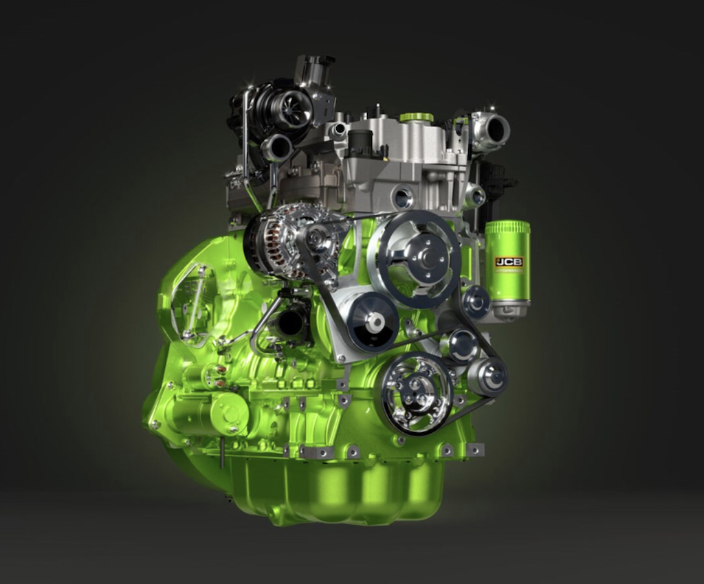 JCB’s hydrogen combustion engine approved for use across Europe