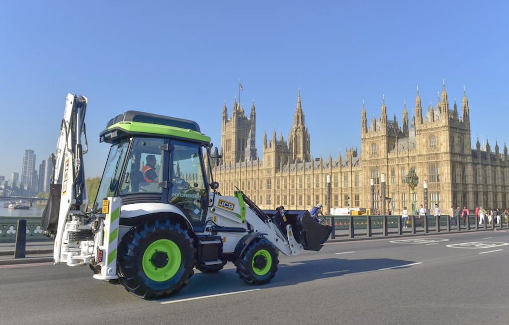 Law change allows hydrogen-powered construction equipment to travel on public roads