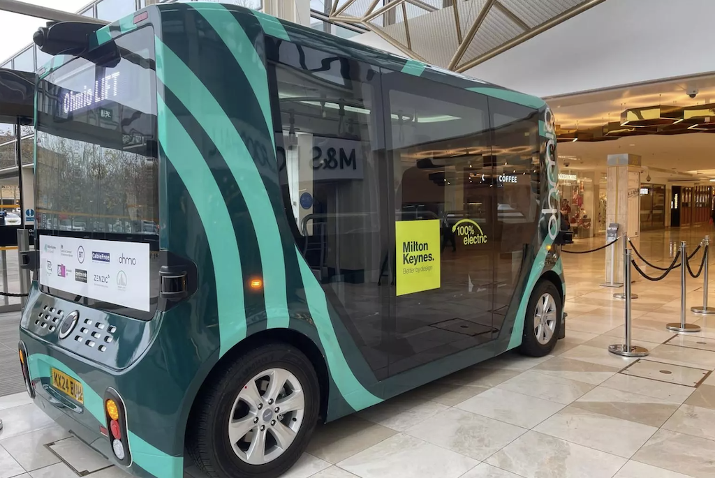 Self-driving shuttles coming to Milton Keynes city centre soon