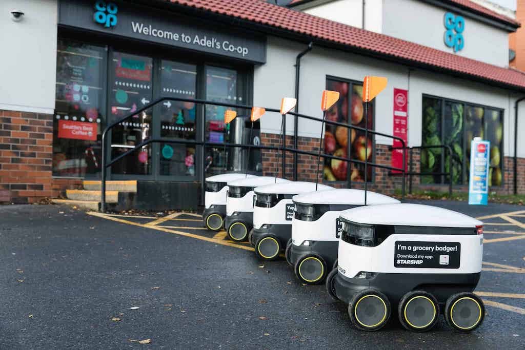 Starship autonomous robot deliveries now offered in Leeds 