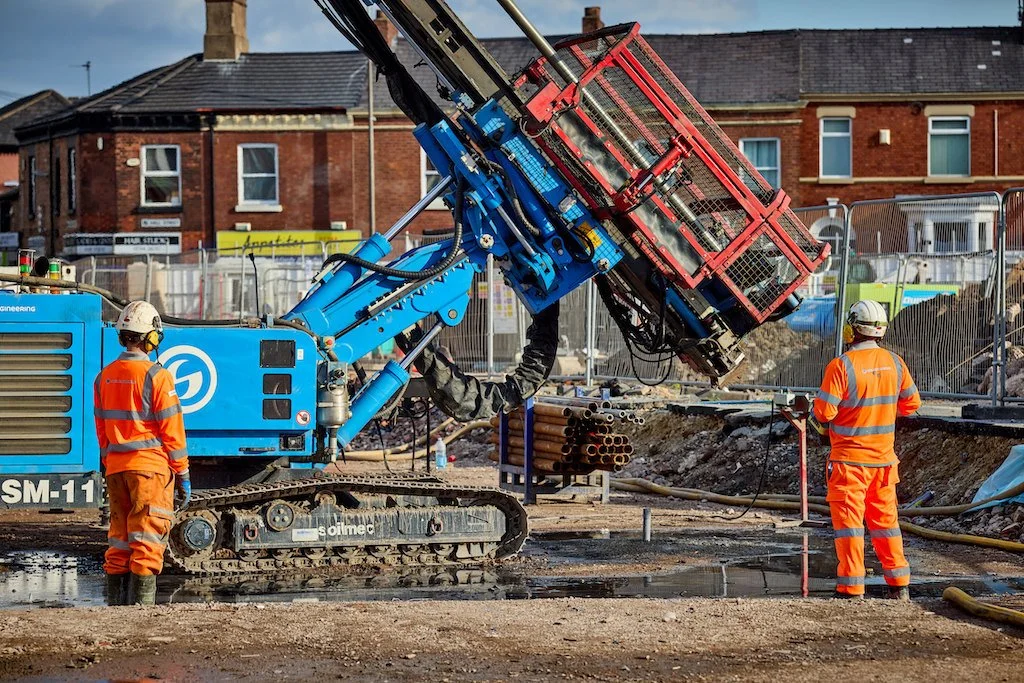 Work to stabilise old coal seams starts at St Helens Transport Interchange