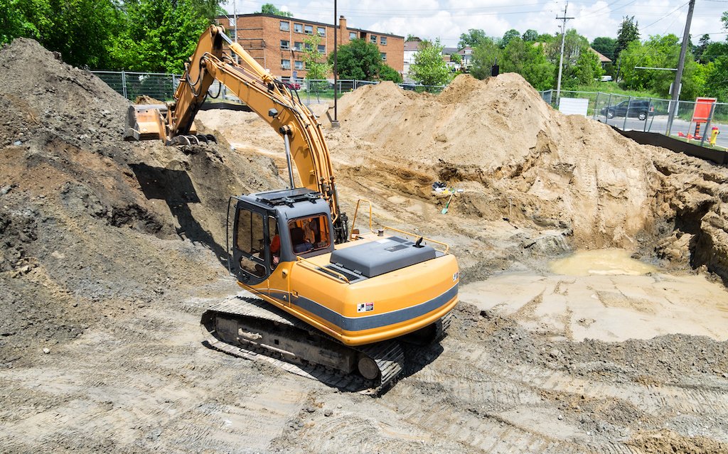 Removing diesel from construction sites