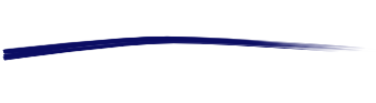 A dark background with a blue curved line at the top.