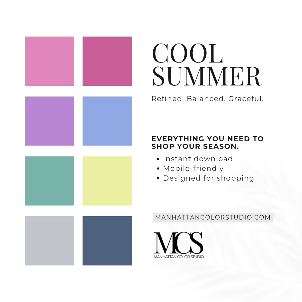 COOL SUMMER - Seasonal Palette Guide