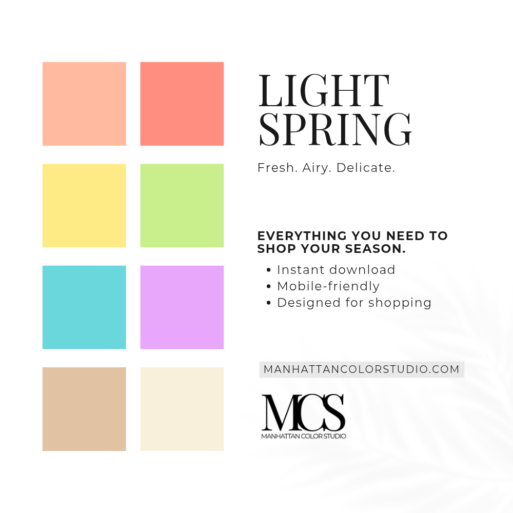 LIGHT SPRING - Seasonal Palette Guide