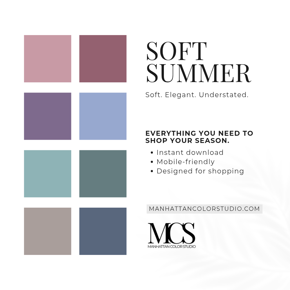 SOFT SUMMER - Seasonal Palette Guide