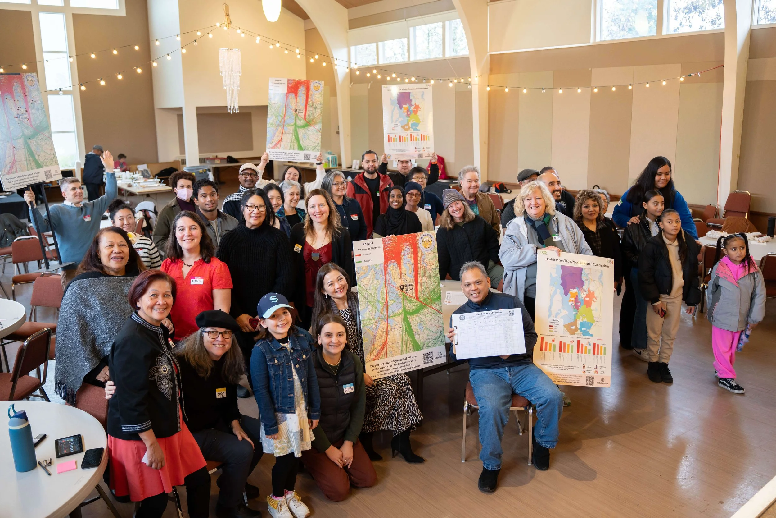 Group photo of people who attended the STACC4J 2024 Community Report Back in Washington.