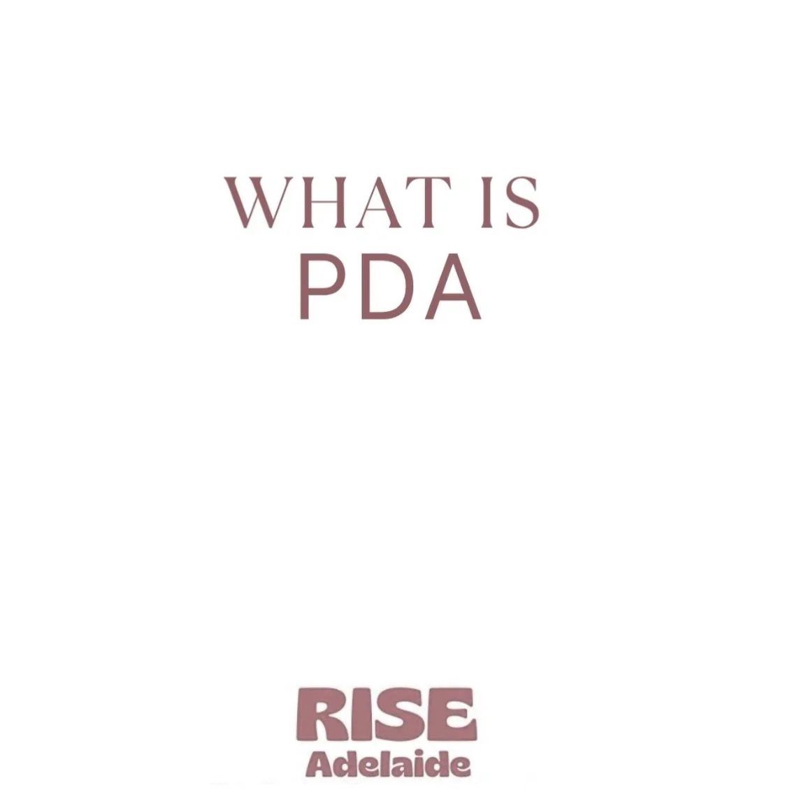 PDA (Pathological Demand Avoidance) is often misunderstood 💭

For many people, everyday demands can feel overwhelming and unsafe, not because they won&rsquo;t, but because they can&rsquo;t in that moment ✨

At RISE Adelaide, we focus on connection f