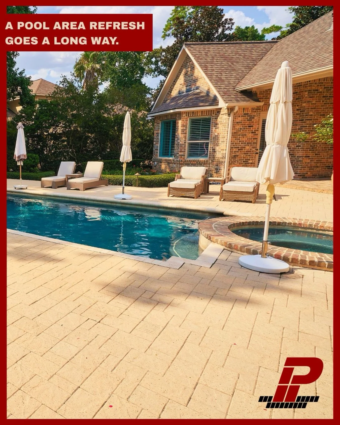 A full backyard rebuild isn&rsquo;t always necessary to make a major impact.

Refreshing the paver work around a pool can completely update the feel of an outdoor space while improving flow, appearance, and overall usability. Sometimes cleaner lines,