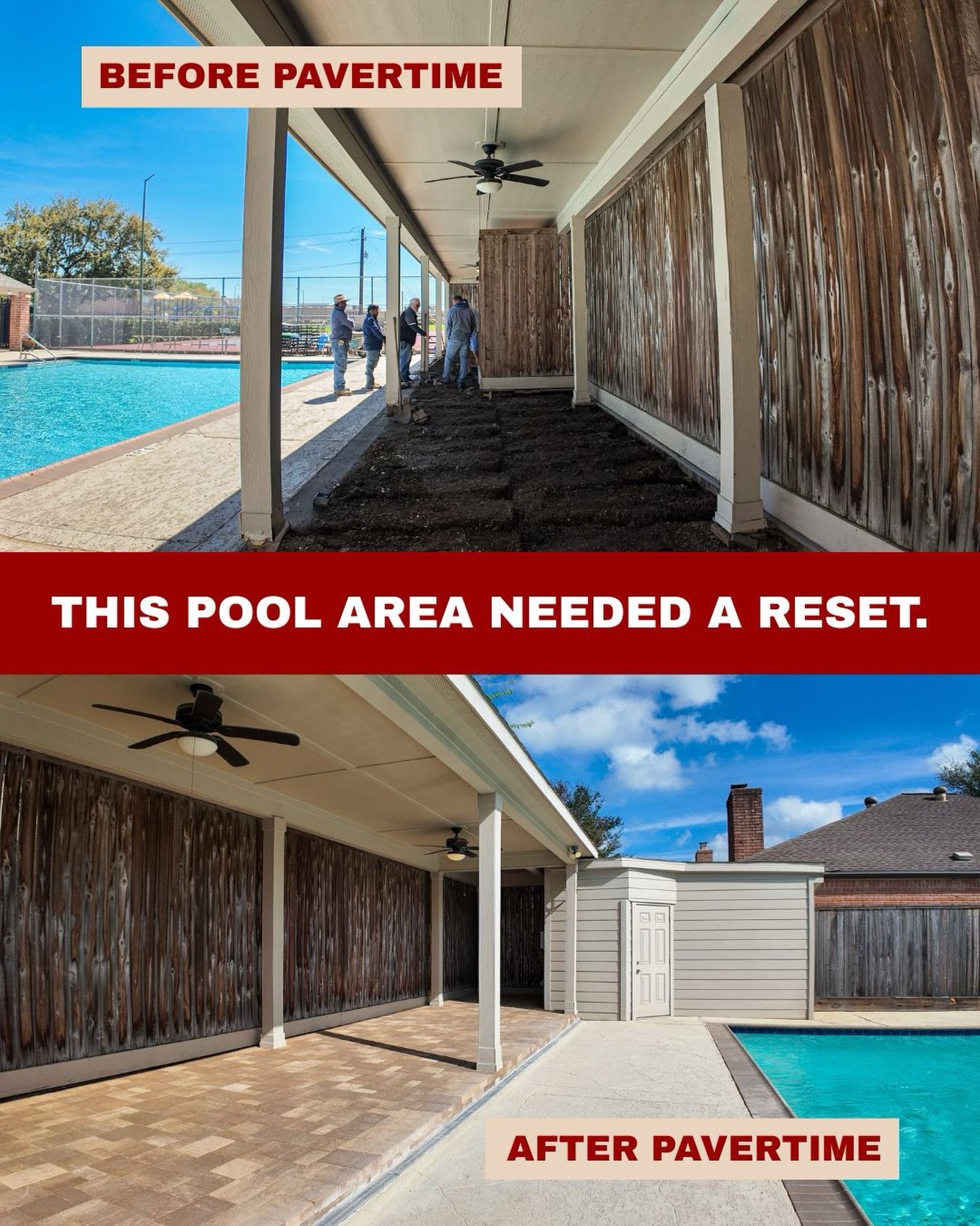 What was once worn out and overlooked is now a clean, functional space designed for guests to actually enjoy. Updated hardscapes around commercial pool areas don&rsquo;t just improve appearance&mdash;they improve experience, flow, and long-term durab