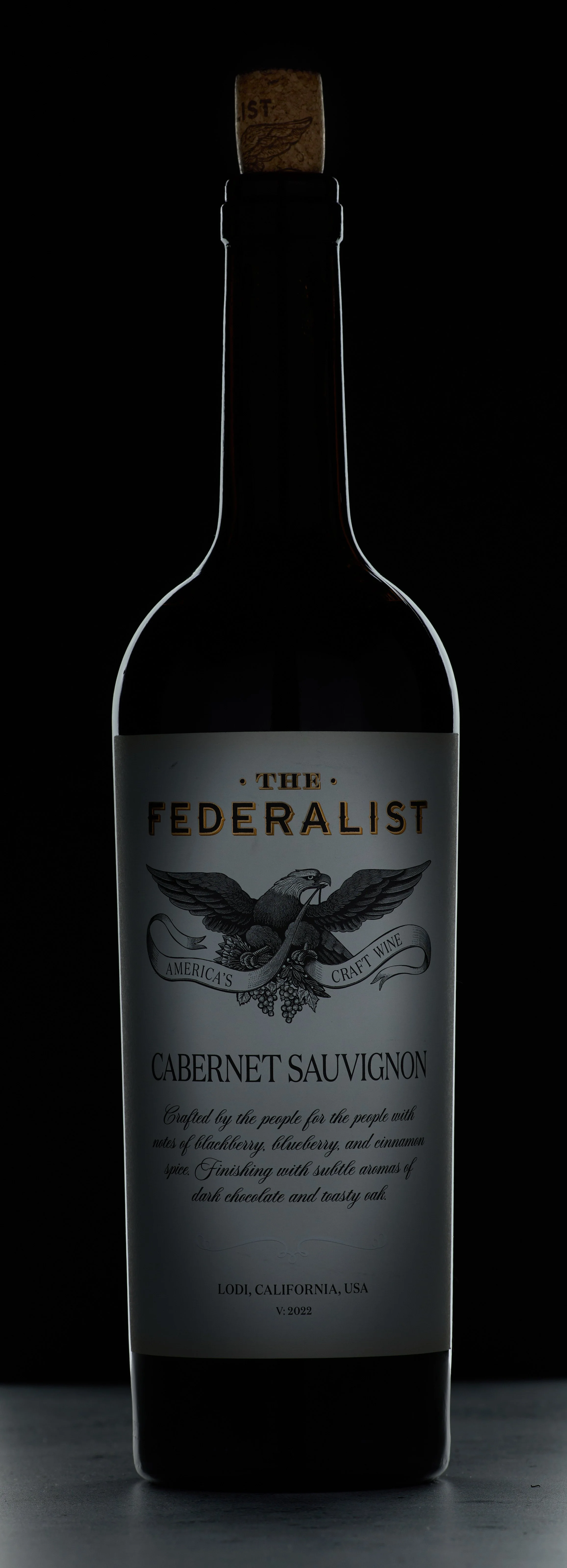 Dark Moody Wine Bottle