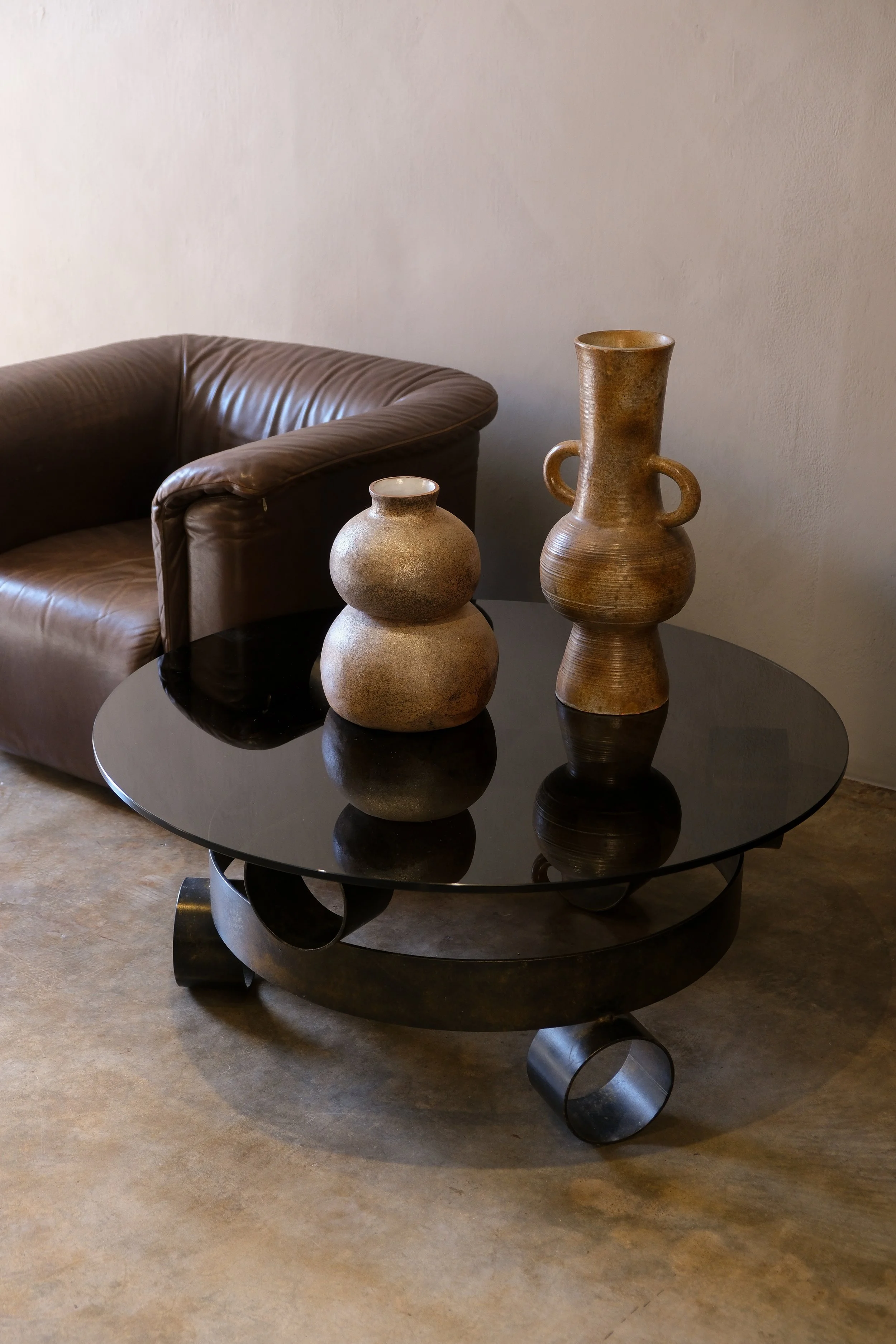 Antique furniture at Lee Stanton Los Angeles warehouse