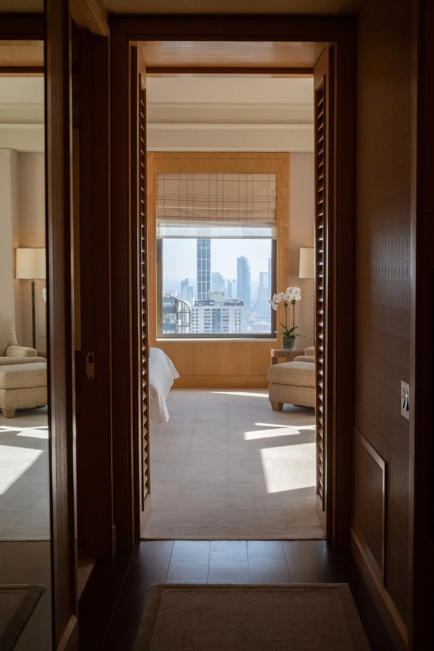 Interior hallway at Four Seasons Hotel New York