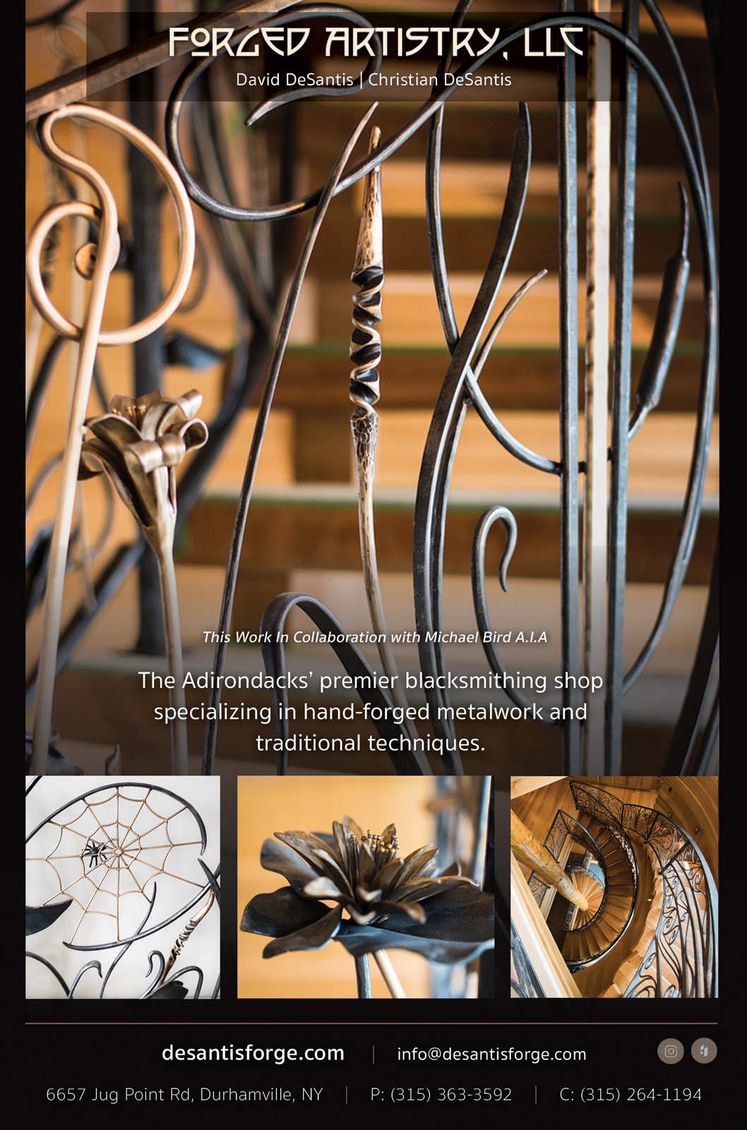 Forged Artistry Logo & Ad Design