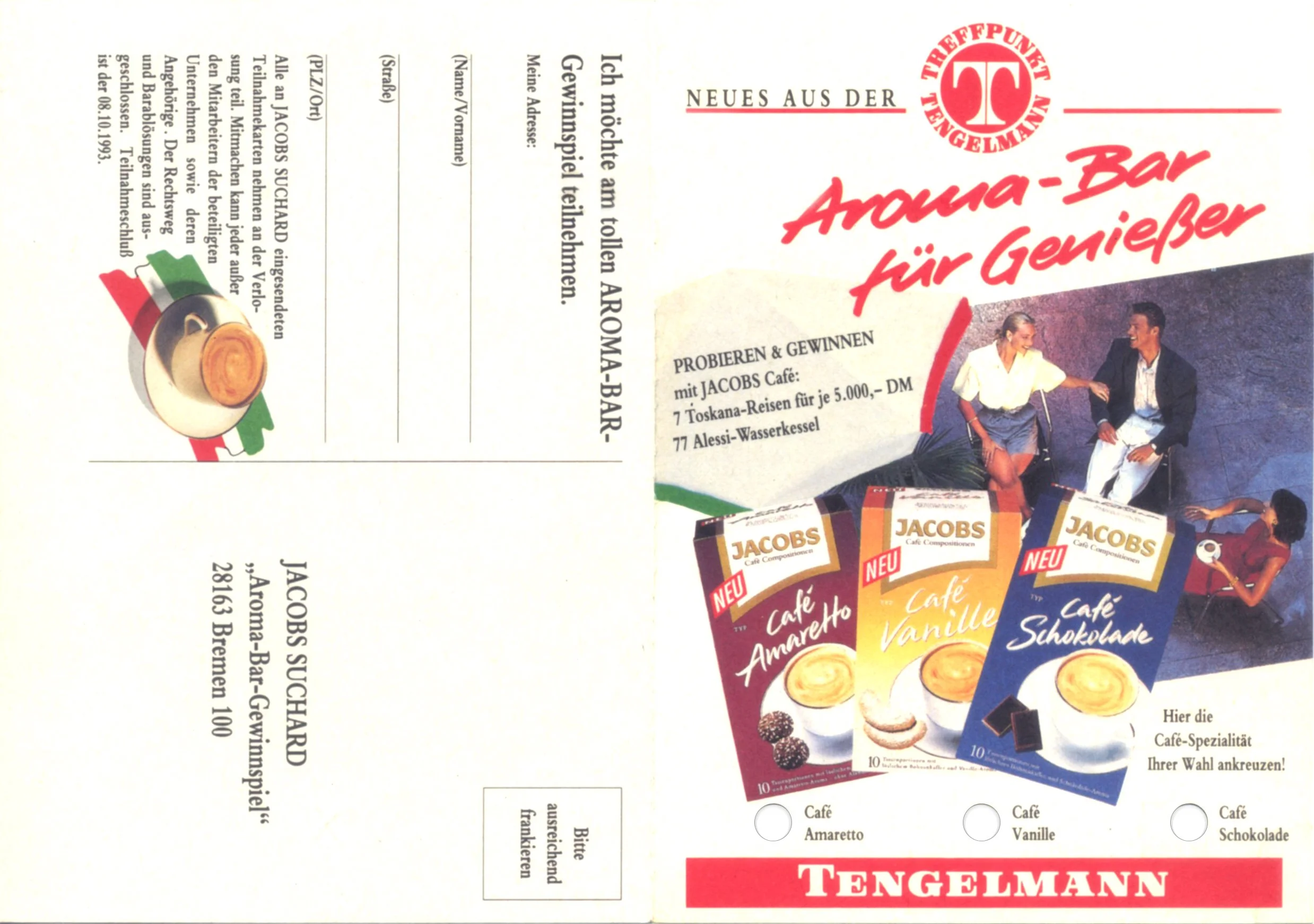 Jacobs Coffee Mailer Cover (Design & Photoshoot)