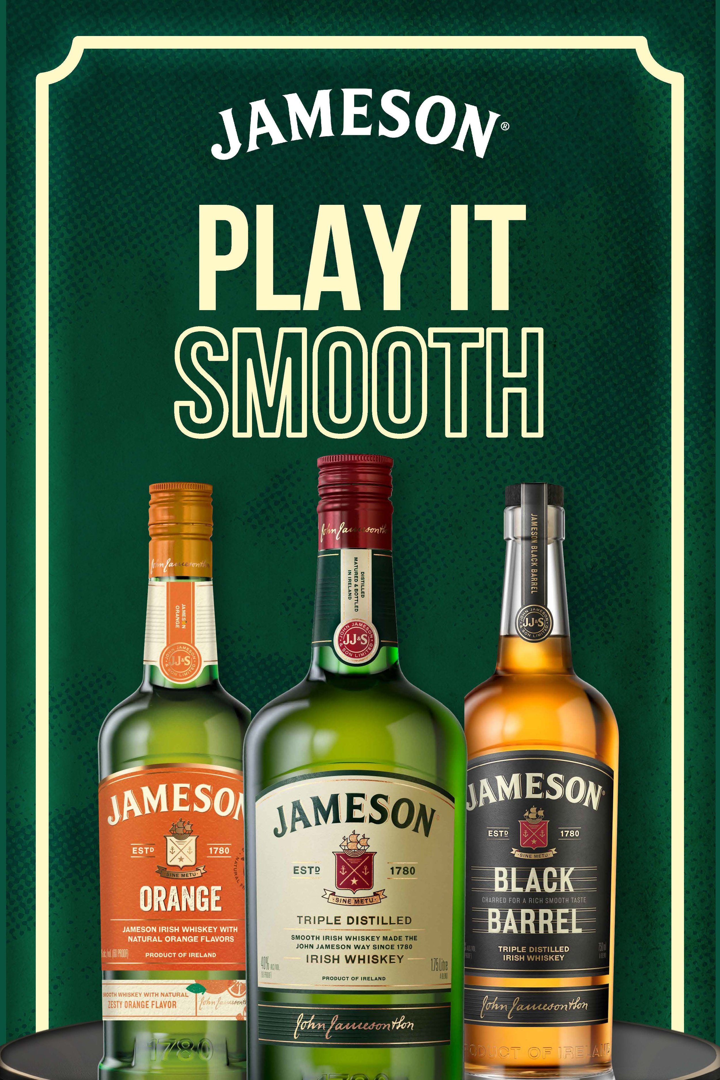 A Collection of Jameson Whiskies