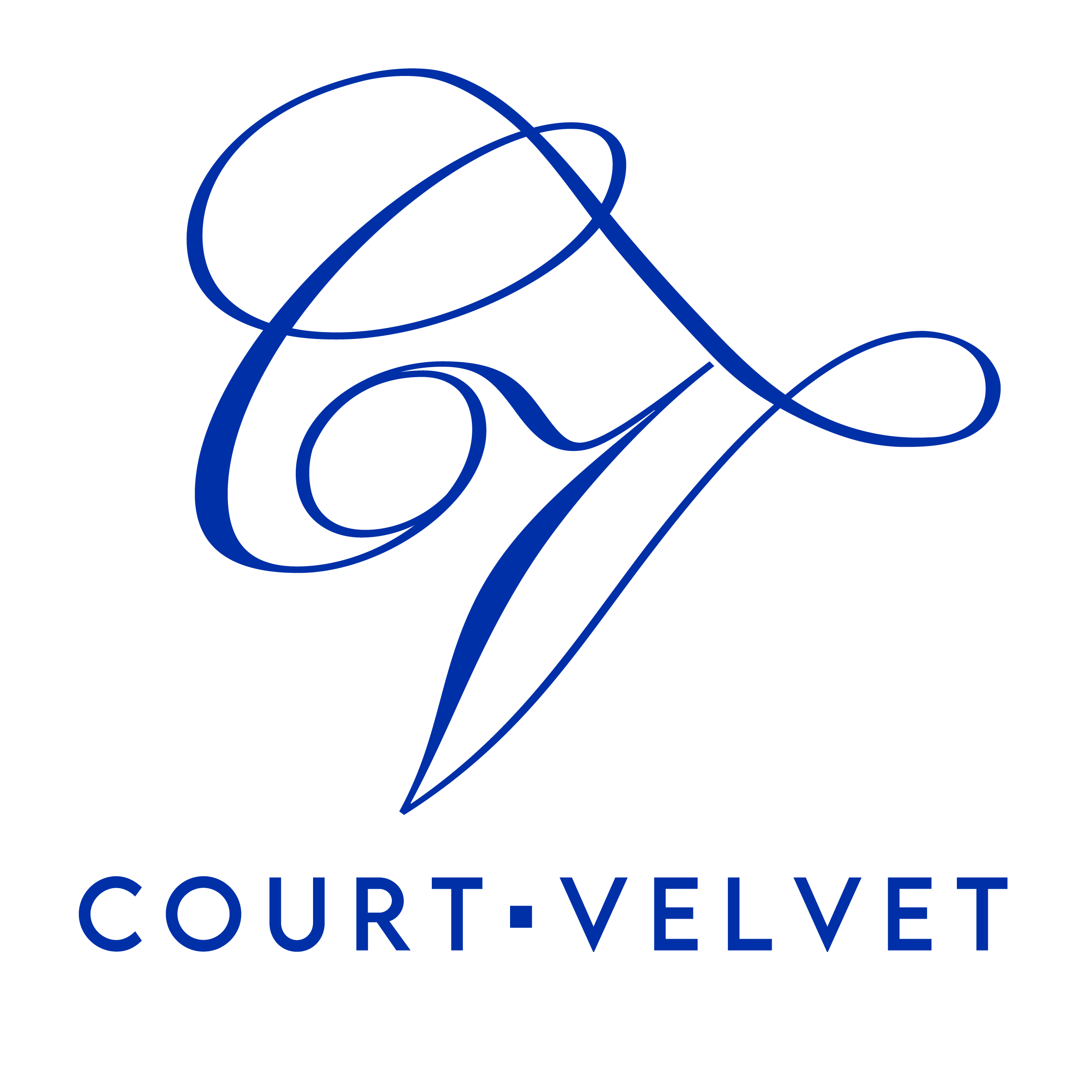 Logo of Court-Vue with a stylized image of a person in a helmet or hat and the text 'COURT-VUE' beneath.