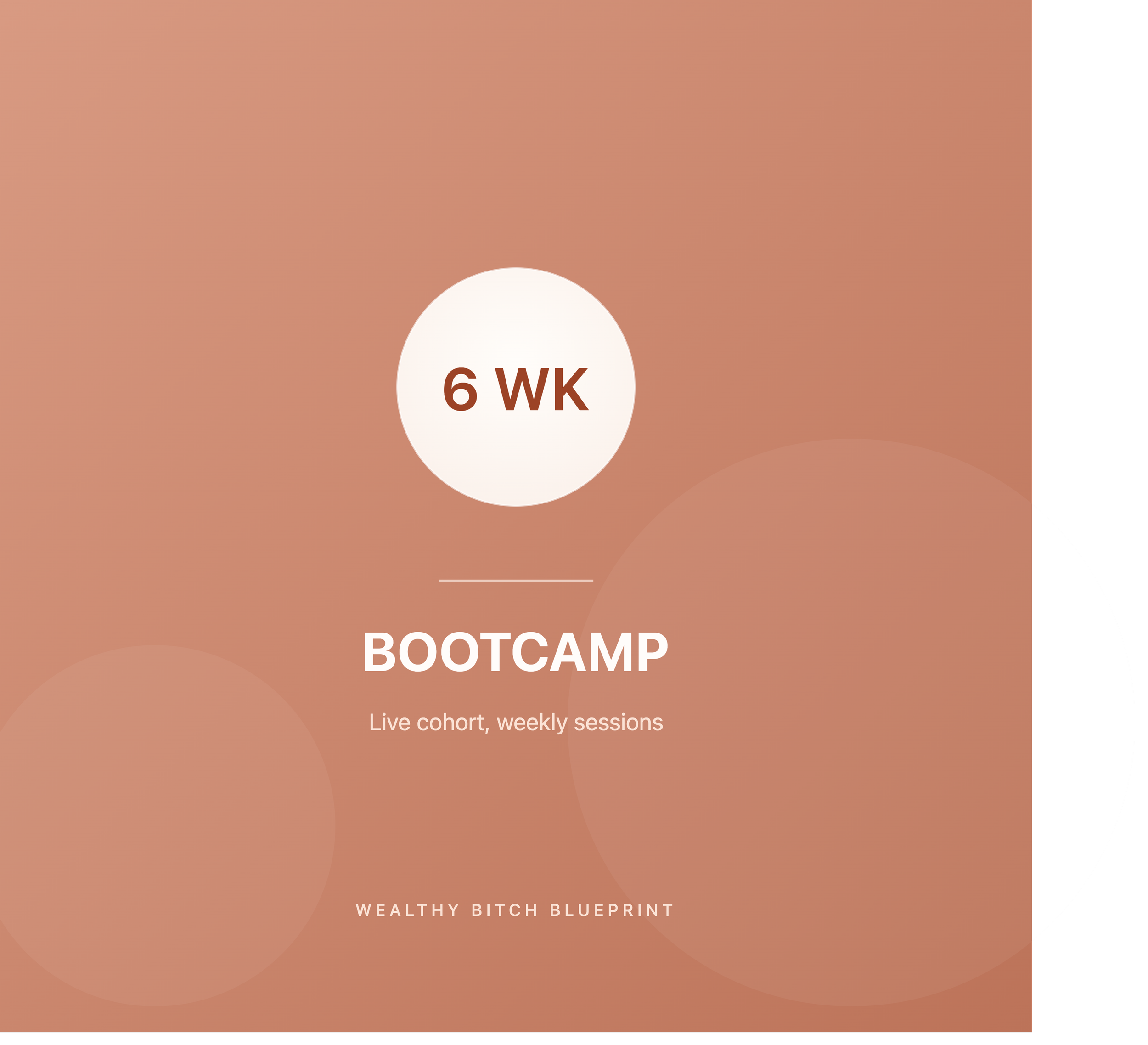 Wealthy Bitch Blueprint | 6-Week Live Cohort