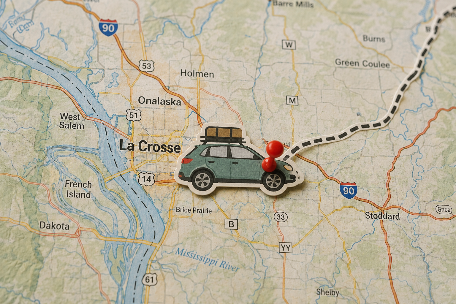 How Far Can You Get In A Half Day of Driving From La Crosse?