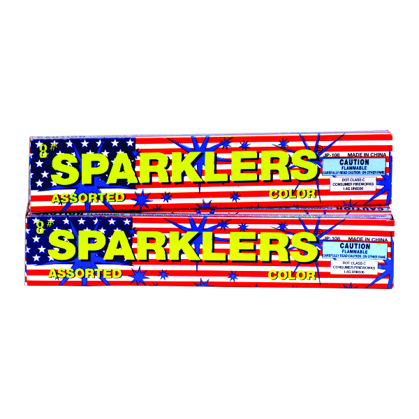 8" COLOR SPARKLERS