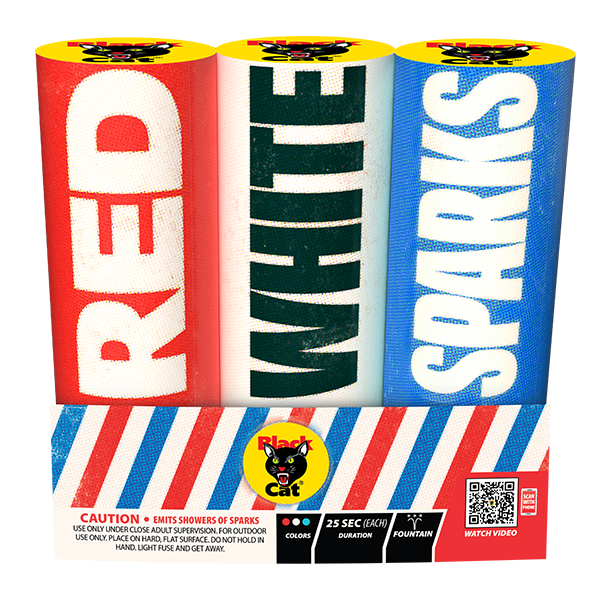 RED, WHITE & SPARKS
