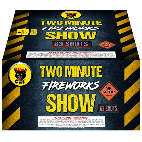 TWO MINUTE FIREWORKS SHOW