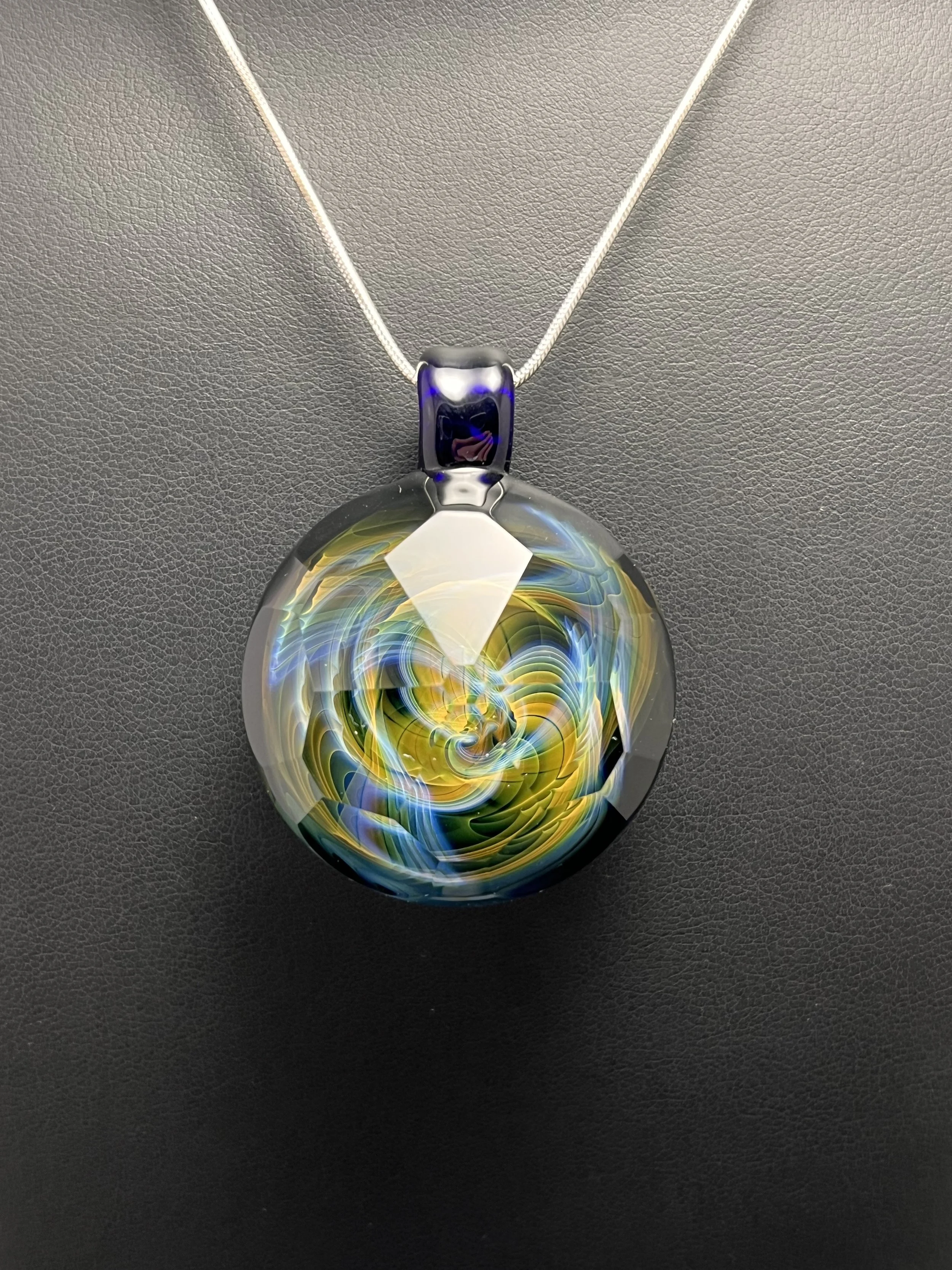 Fumed Glass Pendant.