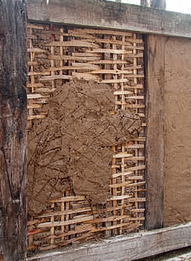 “BUILDING WALLS: Timber framing, Bamboo, Waddle and Daub w/introduction to cob”