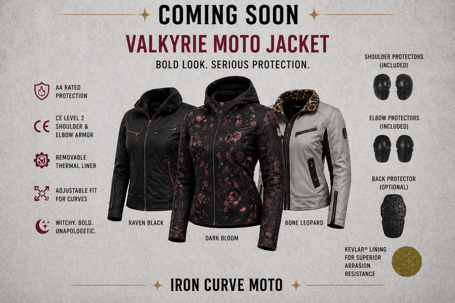 🌹 VALKYRIE MOTO JACKET