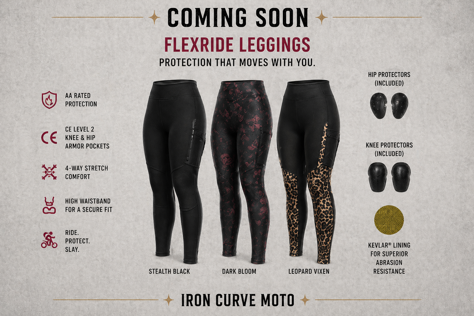 🖤 FLEXRIDE LEGGINGS