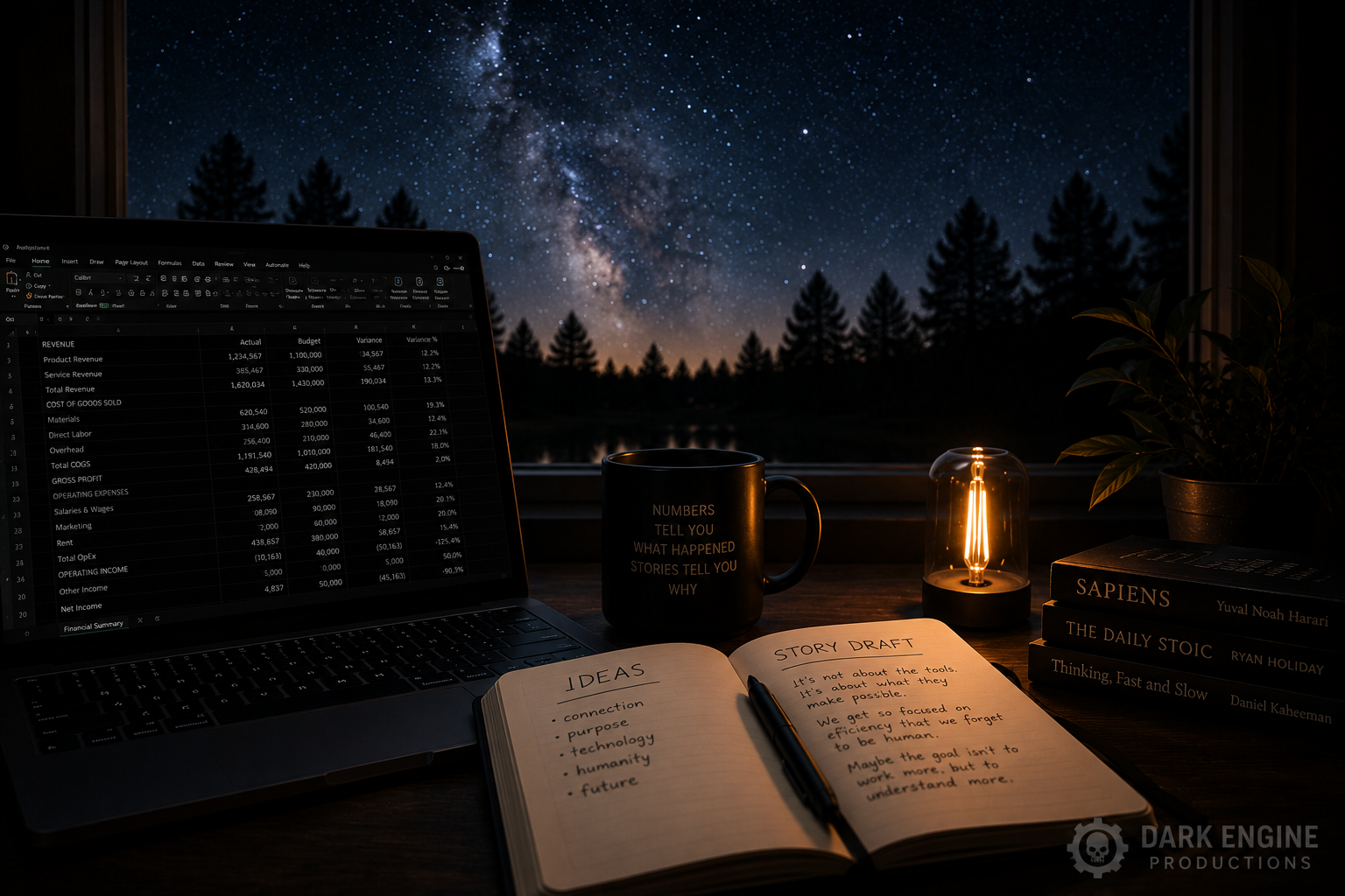 Somewhere Between Spreadsheets and Stories