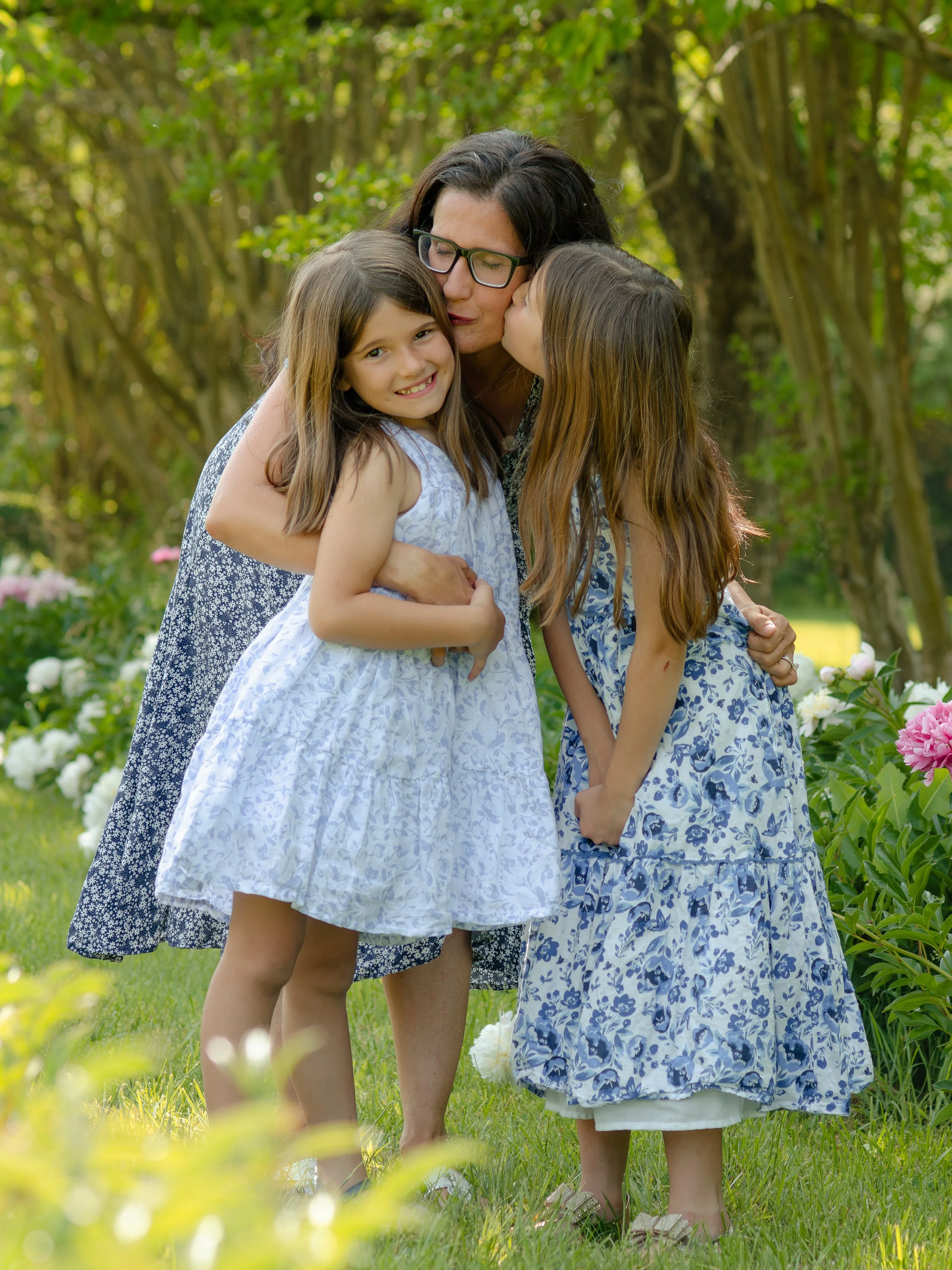 Soft and airy mommy and me session in Knoxville with relaxed, natural connection