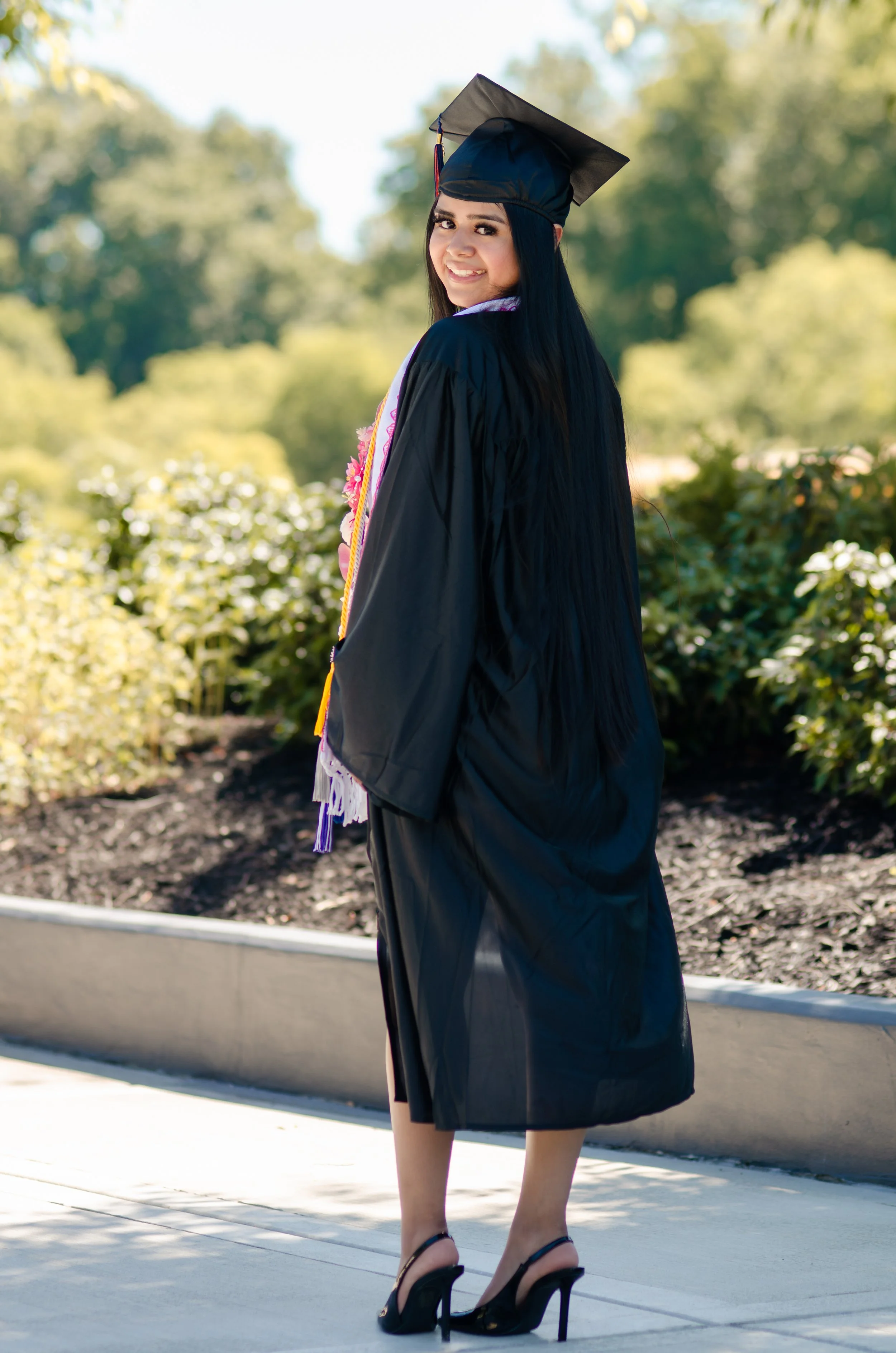 Senior portrait session captured in a scenic Tennessee location.
