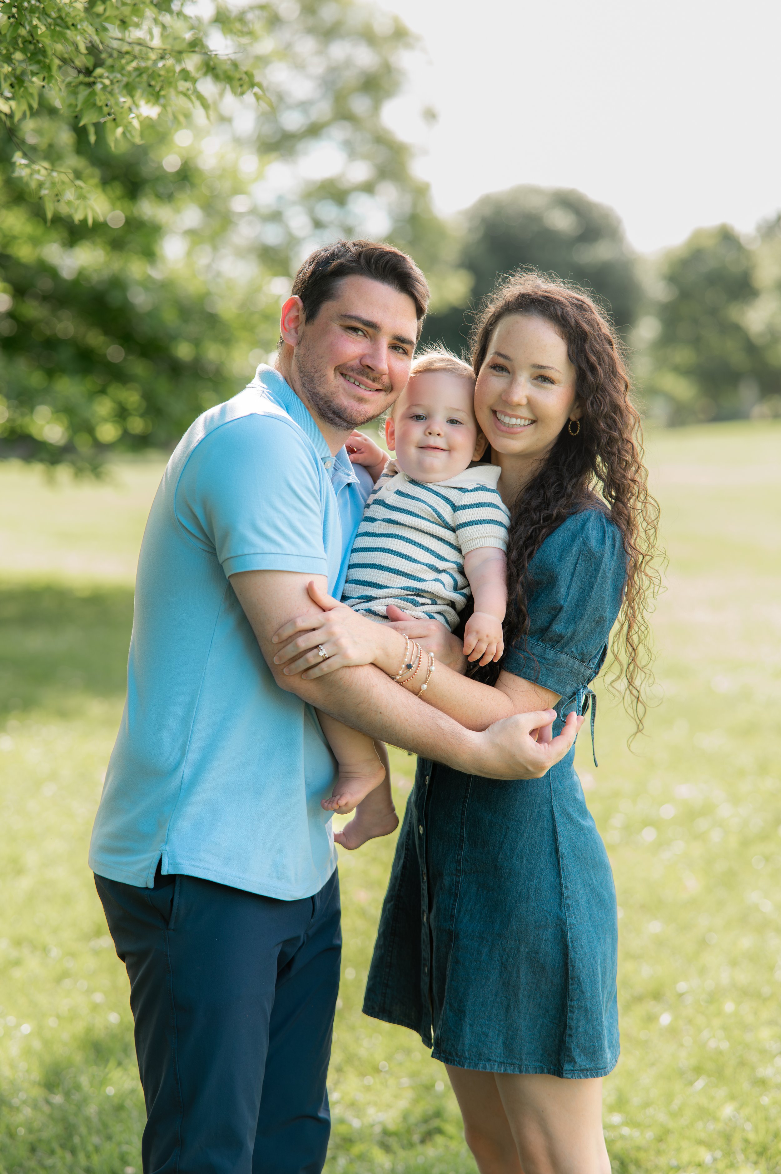 Stress free family session with energetic children in Knoxville