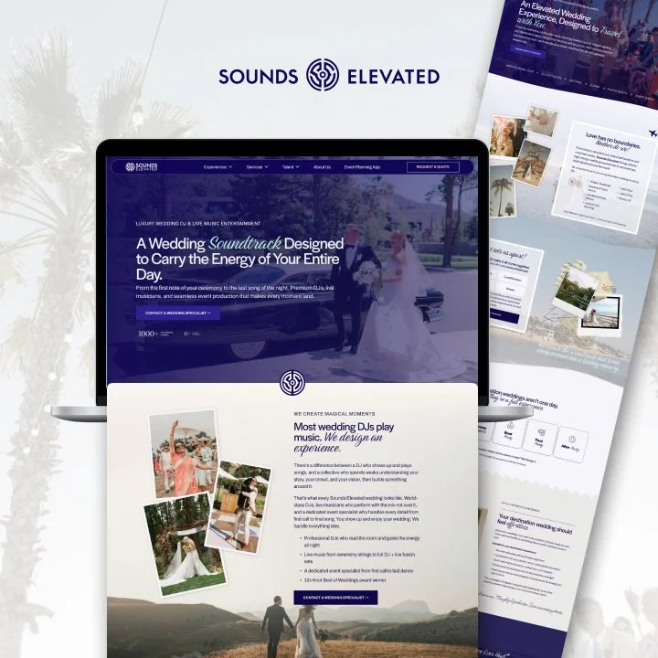 Event Entertainment Website Redesign