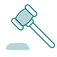 En klappmeisel som slo ned i en blokk av is