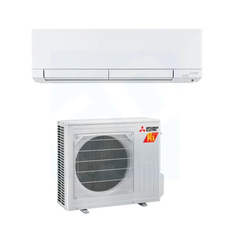Wall-mounted indoor air conditioning unit and outdoor compressor unit. Multi split system.